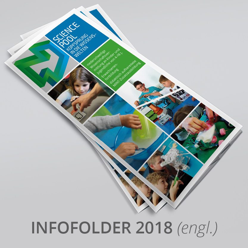 Science Pool Infofolder Englisch